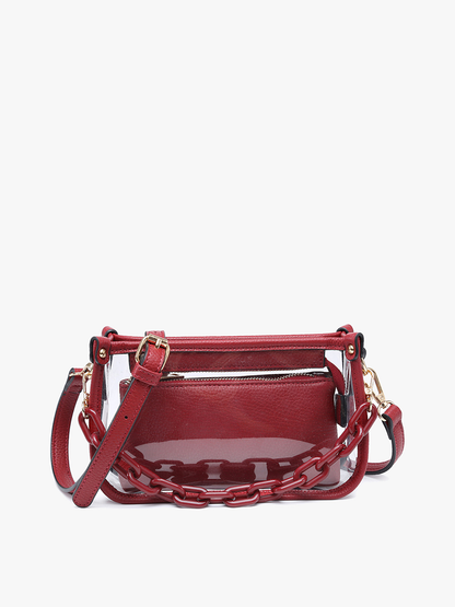 Clear Crossbody w/ Chain