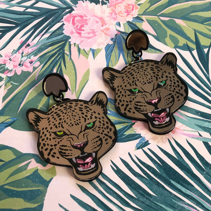 Leopard Earrings