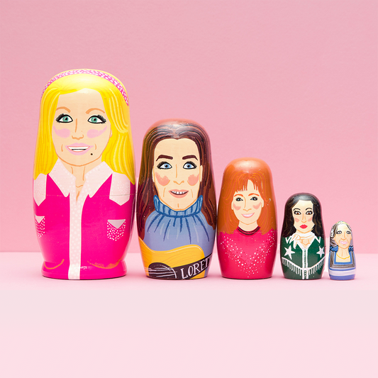 Women of Country Wooden Nesting Doll Sets