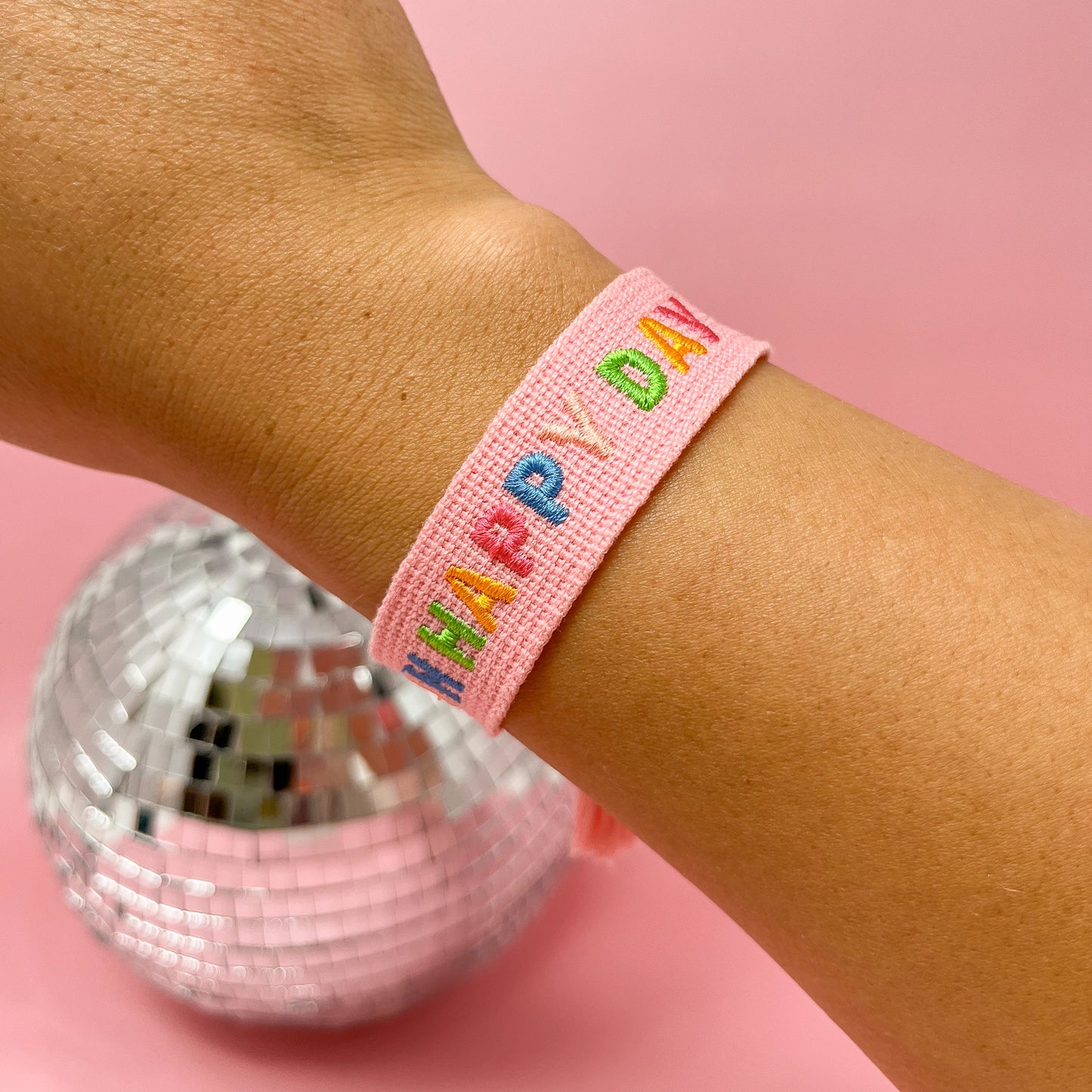 Oh Happy Day Woven Bracelet