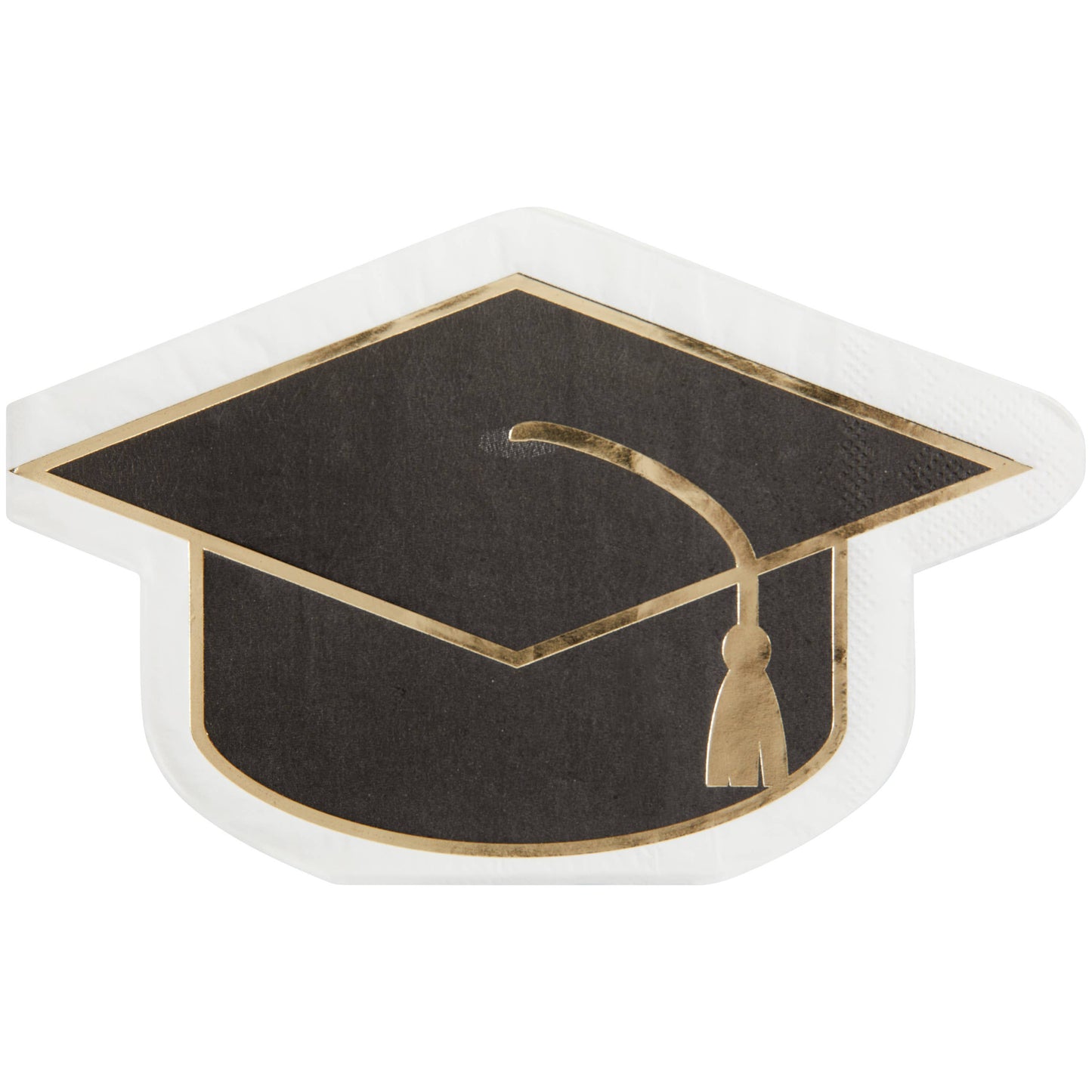 Graduation Cap Die Cut Lunch Napkin