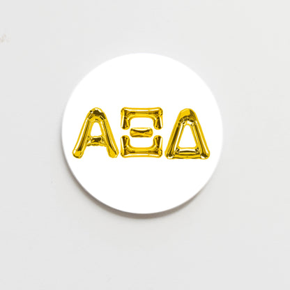 All Sorority Greek Balloon Button