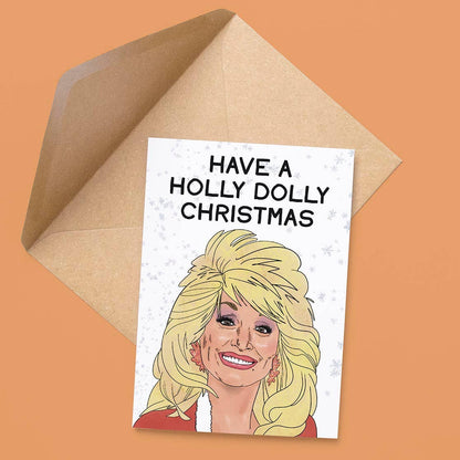 Have a Holly Dolly Christmas Card