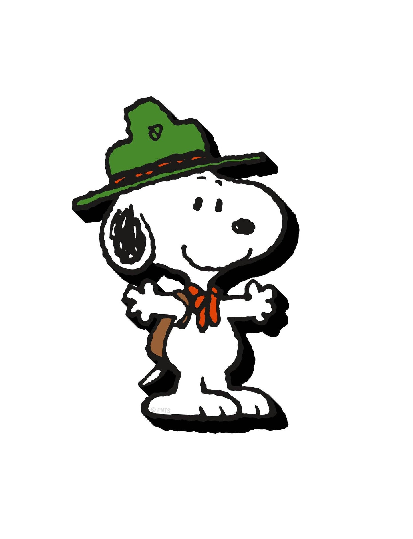 Peanuts Snoopy Scouts Chunky Magnet