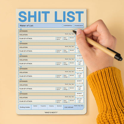 Shit List Pad (Pastel Version)