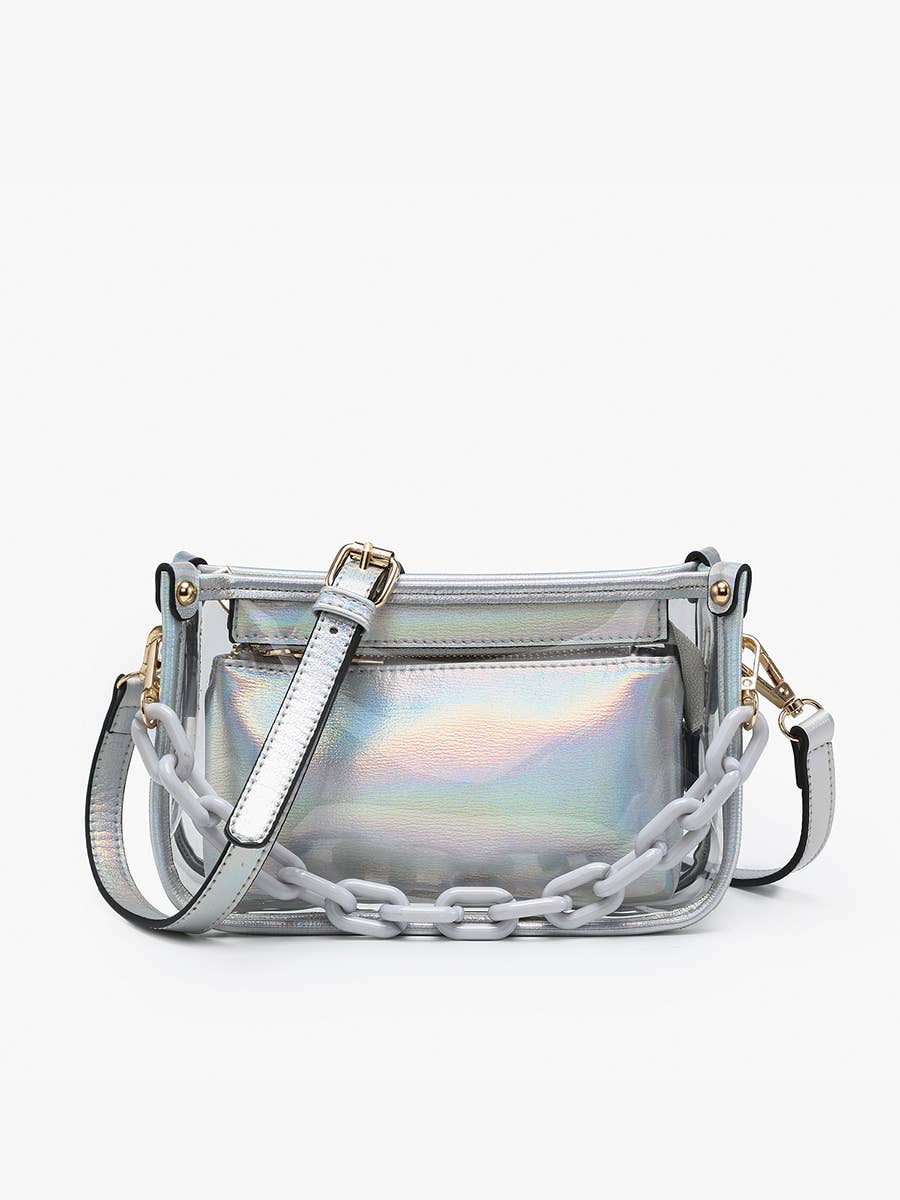 Clear Crossbody w/ Chain