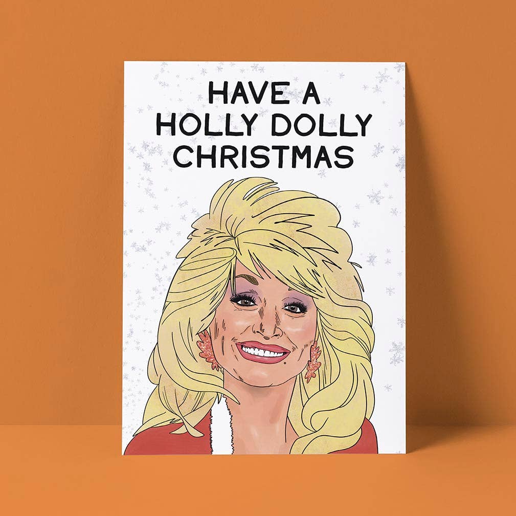 Have a Holly Dolly Christmas Card