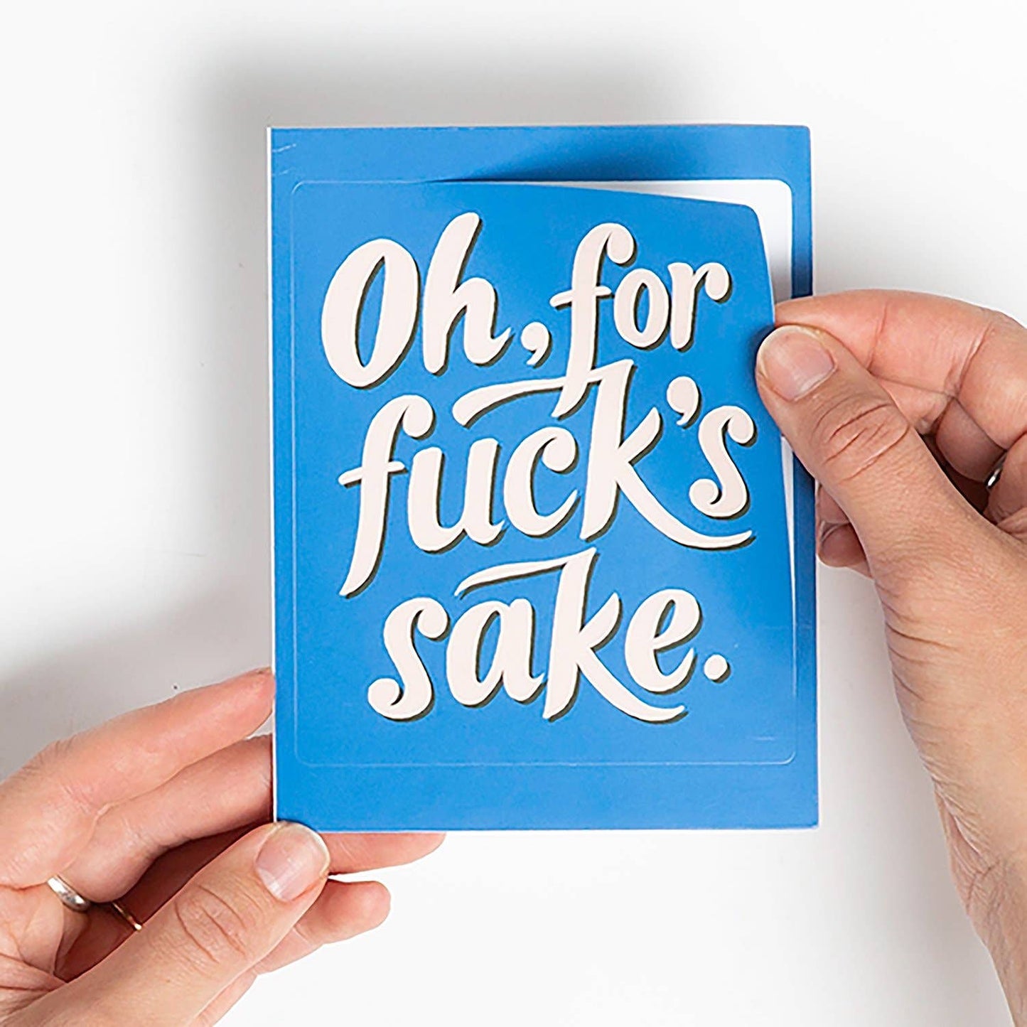 Oh, for F Sake Sticker Card