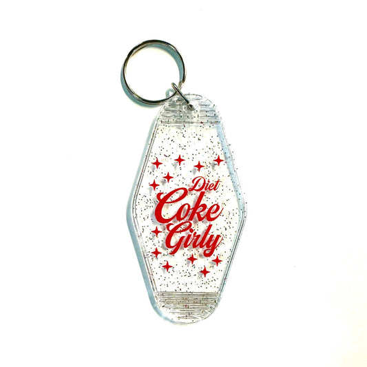 Diet Coke Girly Keychain