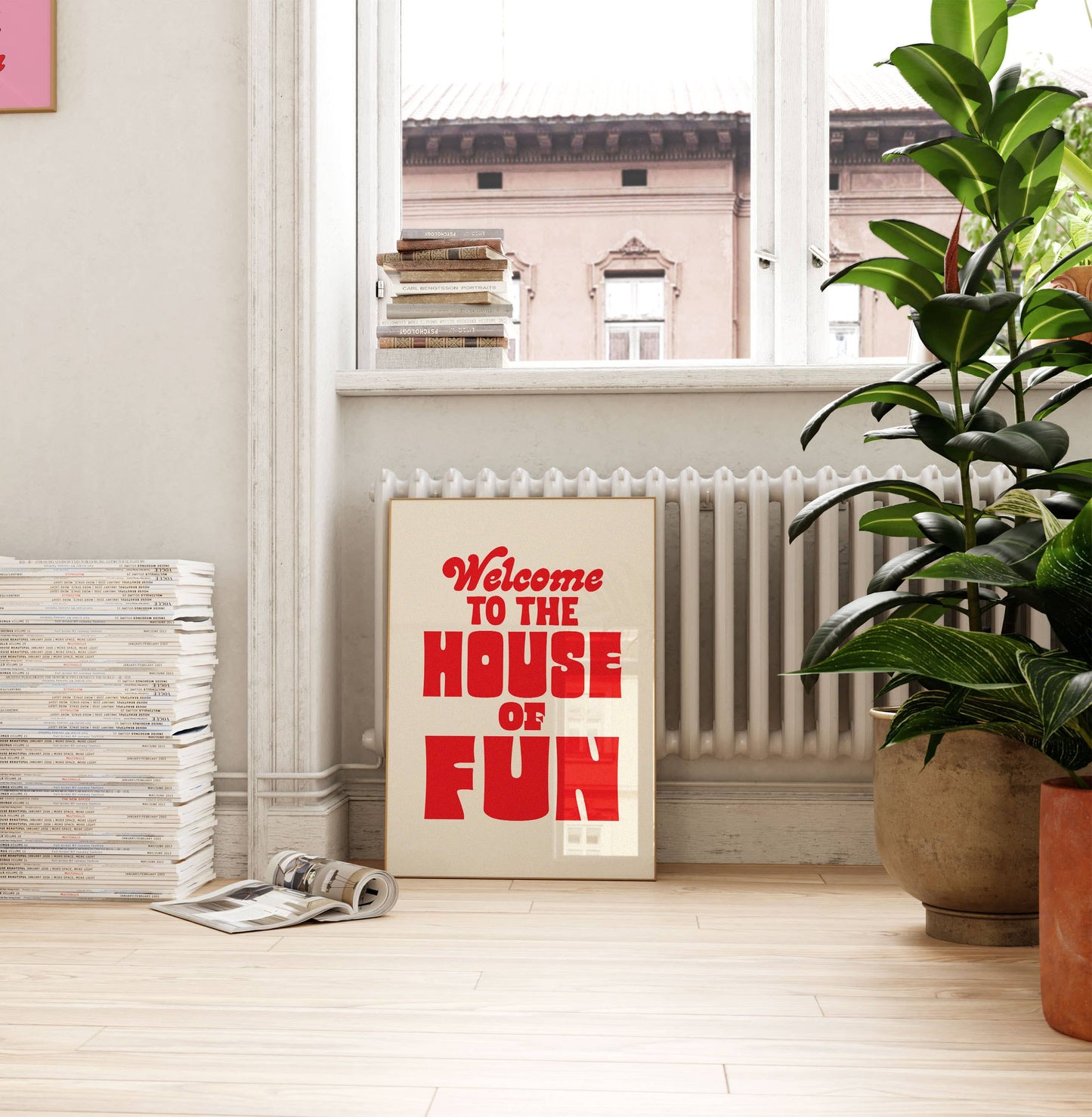 Welcome To The House of Fun Print