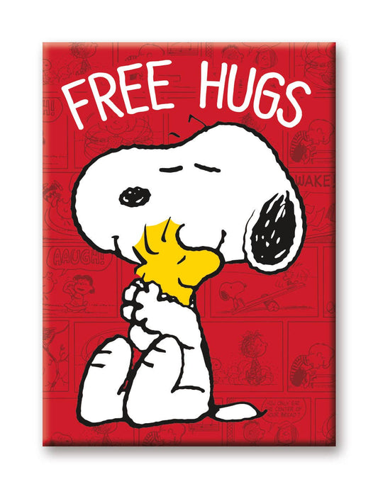 Snoopy - Free Hugs Magnet