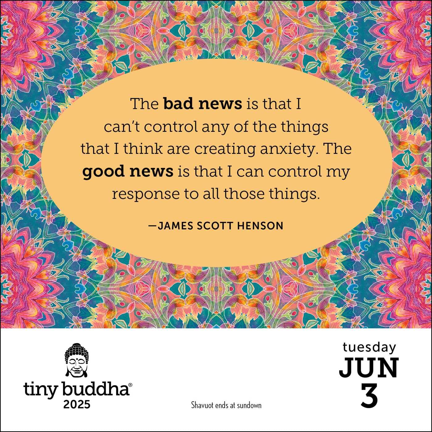 2025 Day-to-Day Calendar: Tiny Buddha