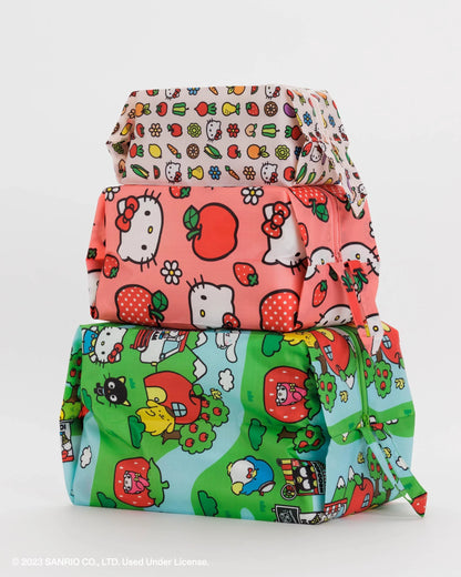 Baggu 3D Zip Set - Hello Kitty and Friends