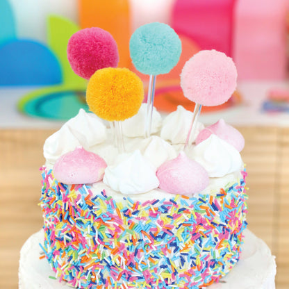 Pompom Cake Toppers