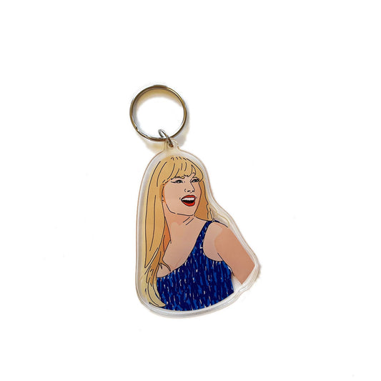 Taylor Swift Keychain Blue