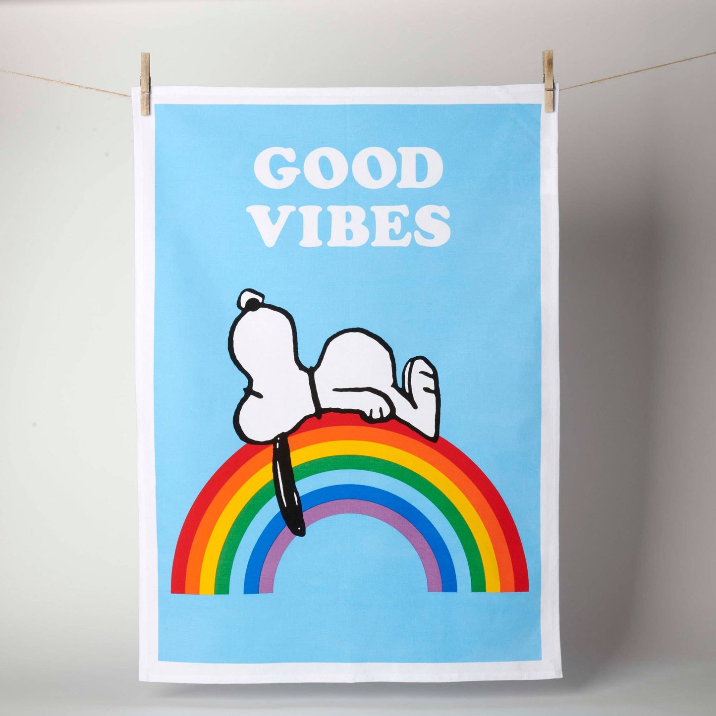 Peanuts Good Vibes Tea Towel