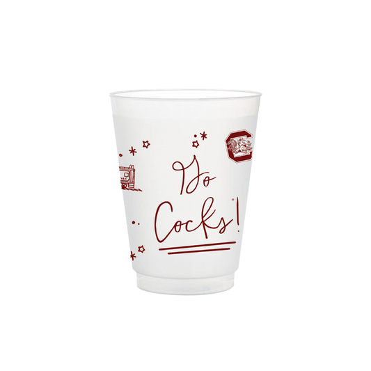 South Carolina Frosted Cups - 8pk