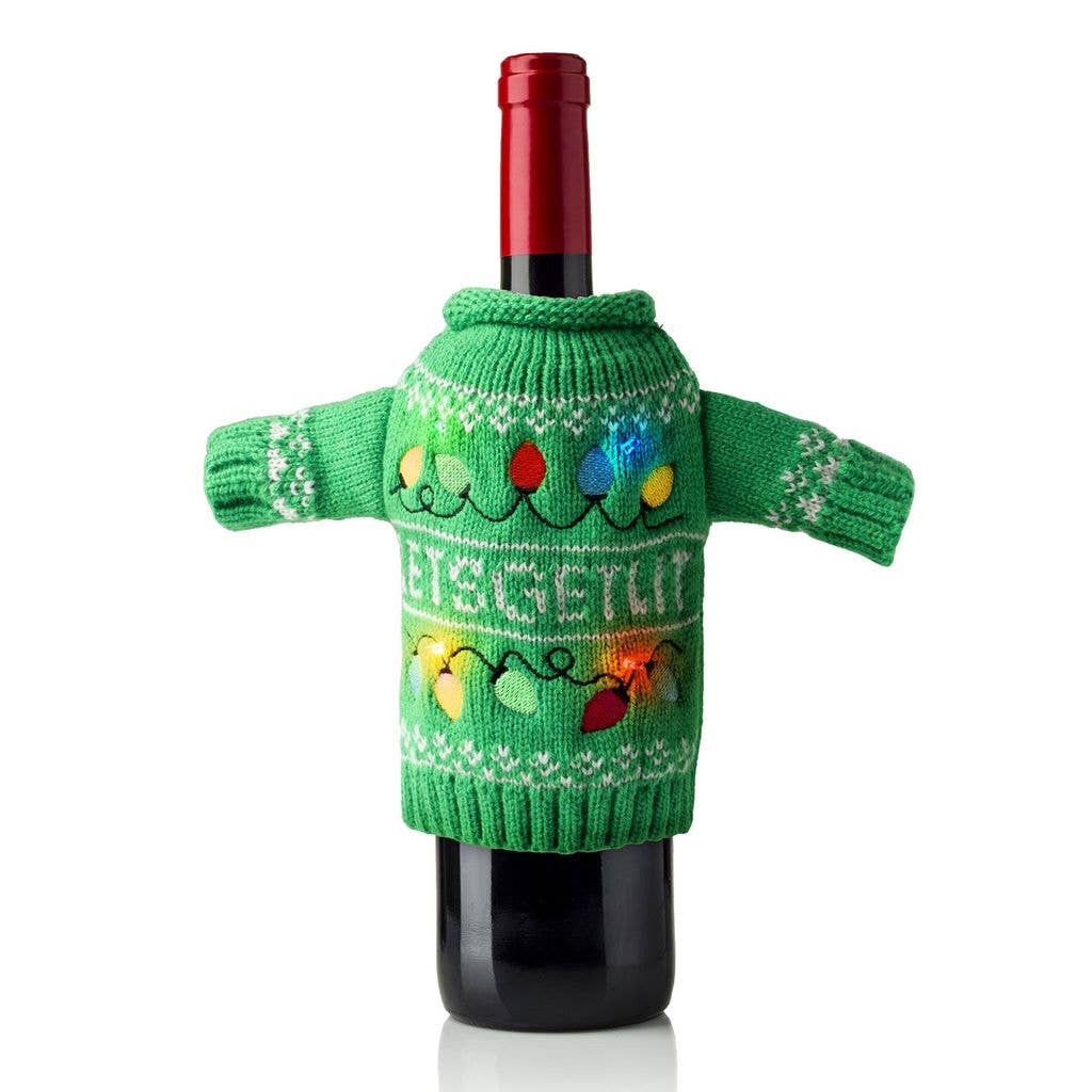 DM Merchandising - Uncle Bob’s Light-Up Wine & Bottle Sweater