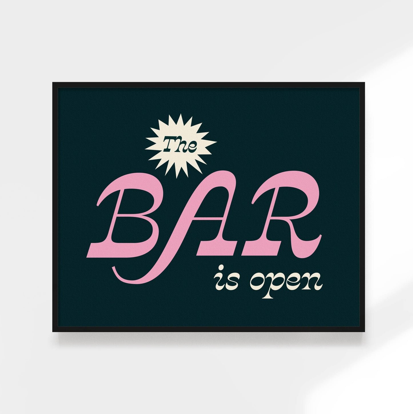 The Bar is Open Print