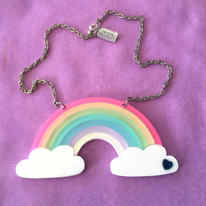 Frosted Rainbow Necklace