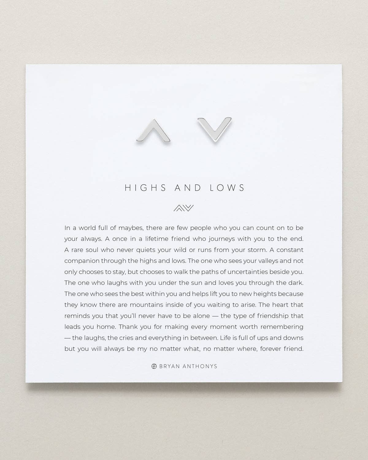 Bryan Anthonys - Highs & Lows Stud Earrings