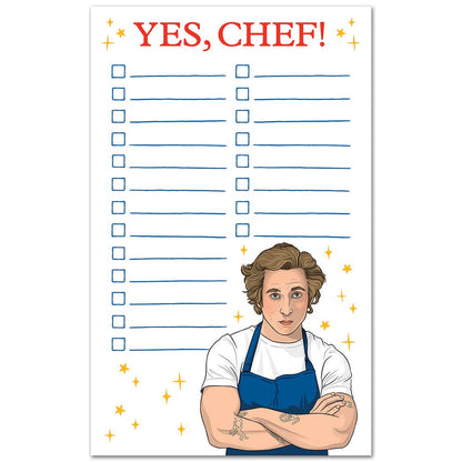 Yes, Chef! The Bear Notepad