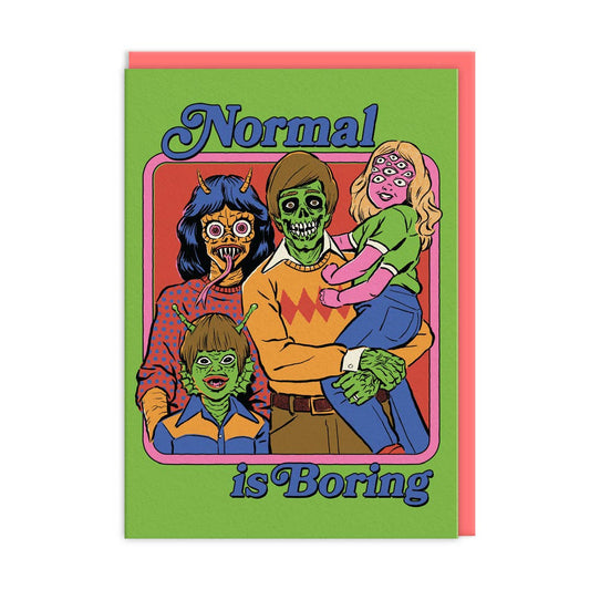 Normal Is Boring Card