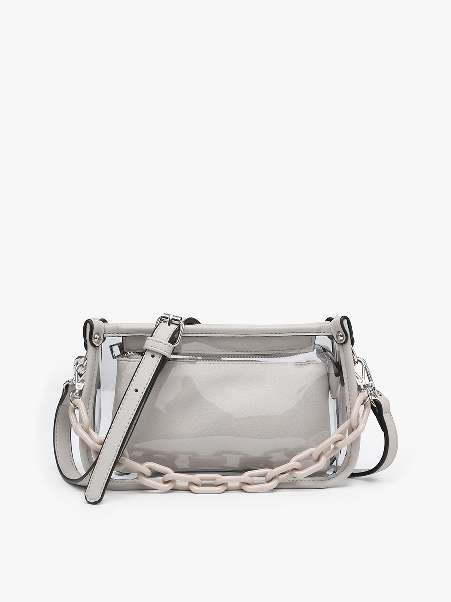 Clear Crossbody w/ Chain