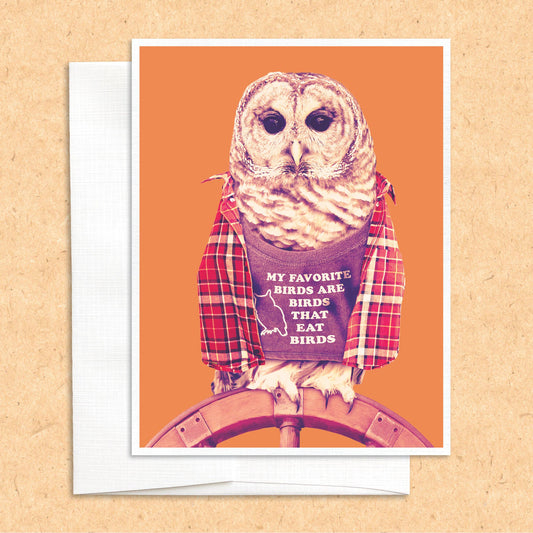 Owl Birthday Card