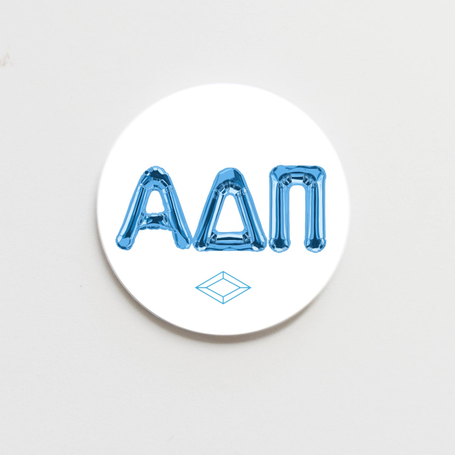 All Sorority Greek Balloon Button