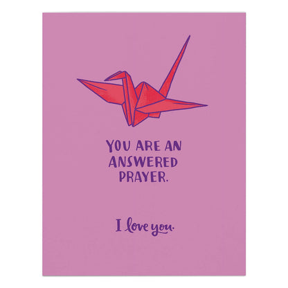 Answered Prayer Love Card