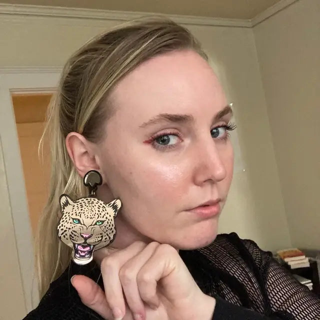 Leopard Earrings