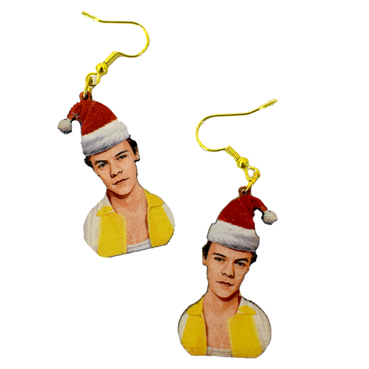 Harry Styles Christmas Earrings