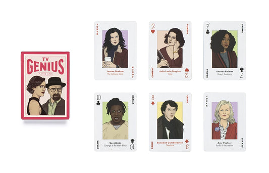 TV Genius Playing Cards