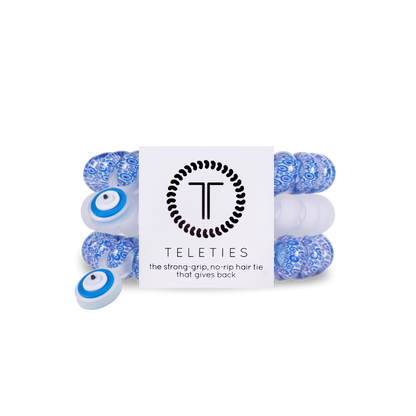 TELETIES - Spiral Hair Coils | Large | Not Today Hair Ties