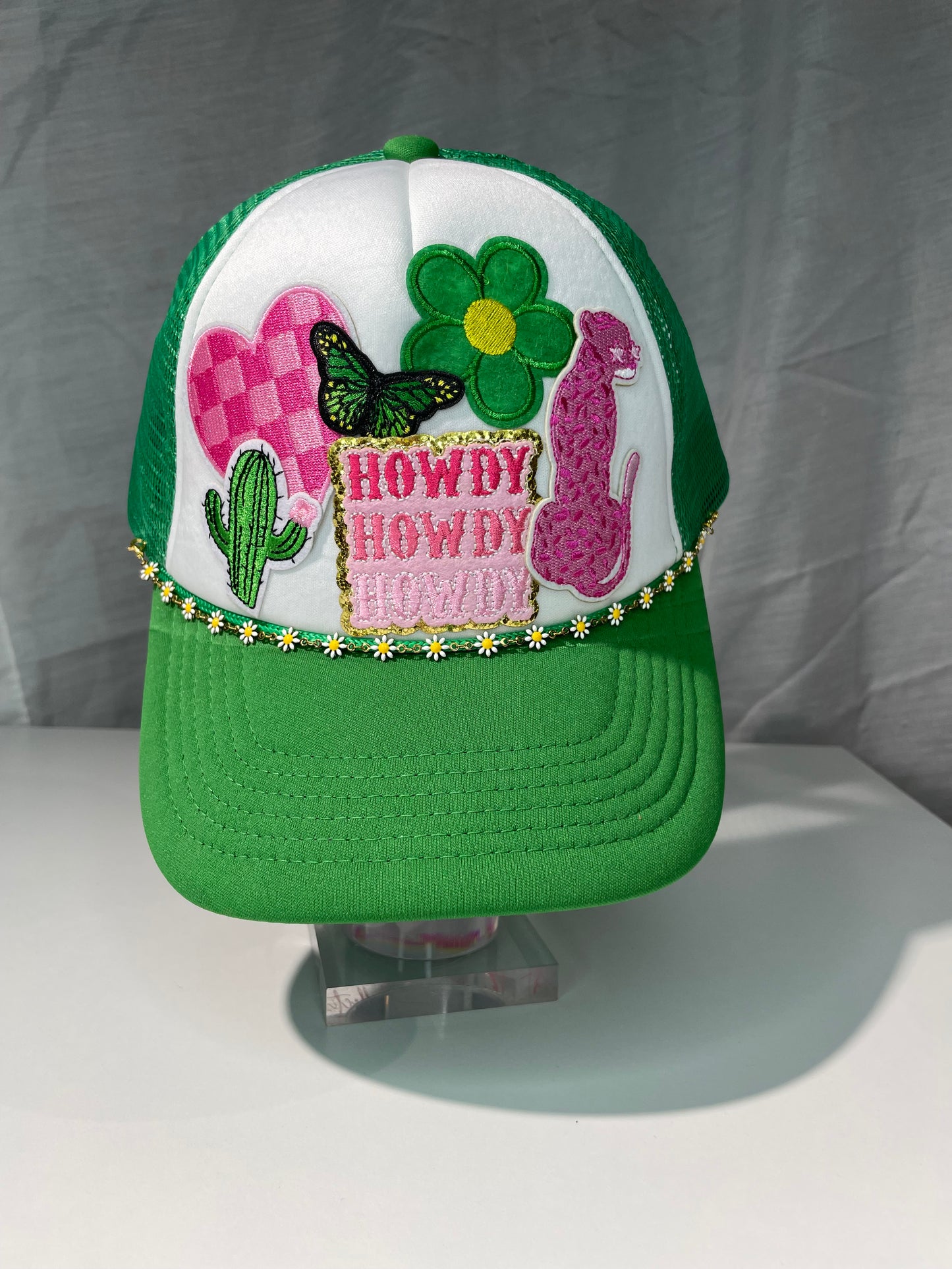 Patch Hat - Preppy Pink