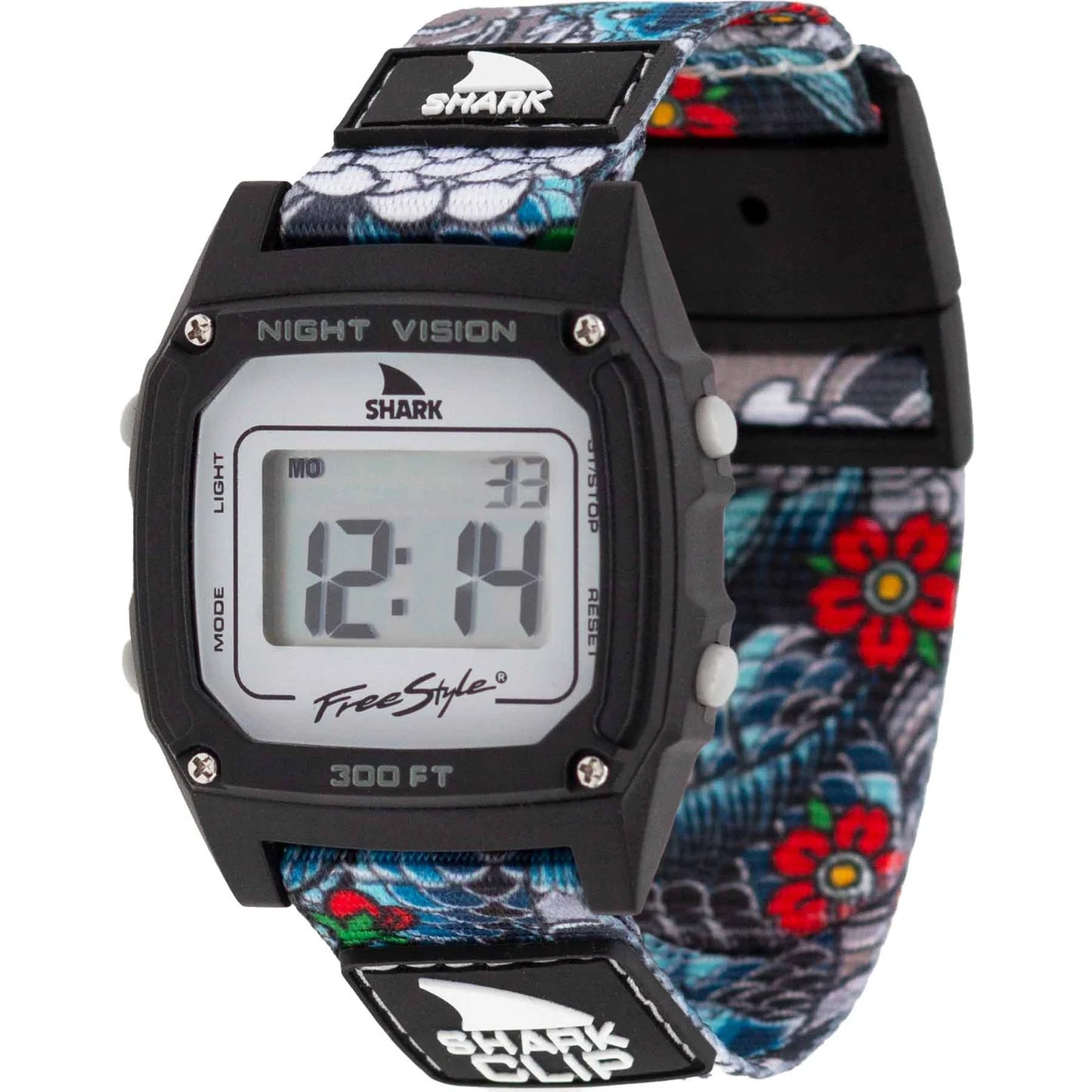 Shark Watch Classic Clip - Koi Tattoo Black