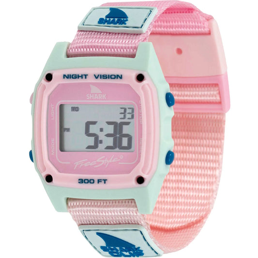 Shark Classic Clip Watch- Blue Sage Pink