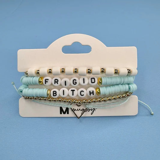 Frigid Bitch Bracelet Set