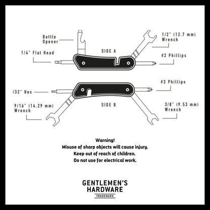 Gentlemen's Hardware Adrenaline Multi-Tool