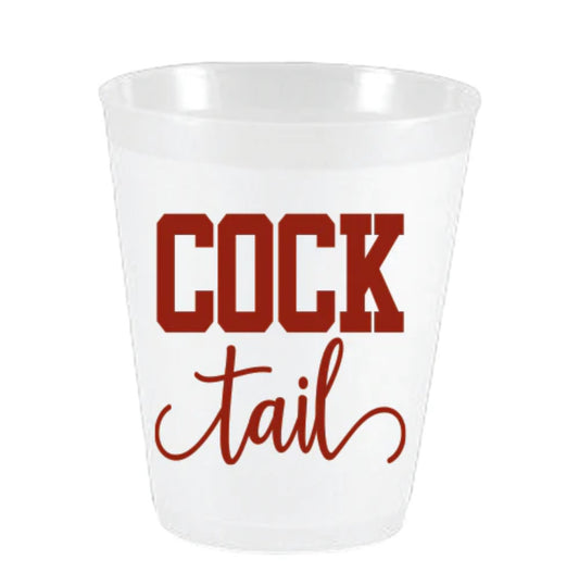 South Carolina-Cock Tail Frosted Cups