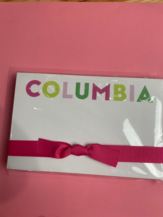 Columbia Rainbow Big & Bold Notepad