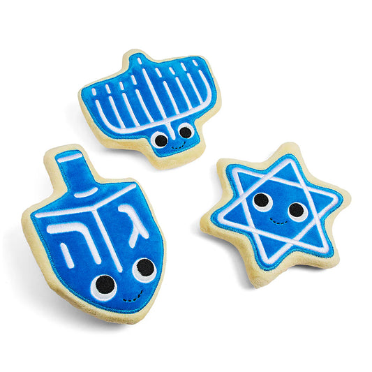 Hanukkah Cookies 6" Plush Set of Three