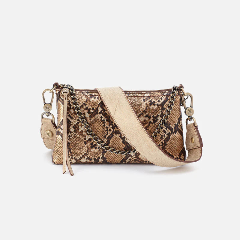 Hobo-Darcy Luxe Crossbody in Golden Snake