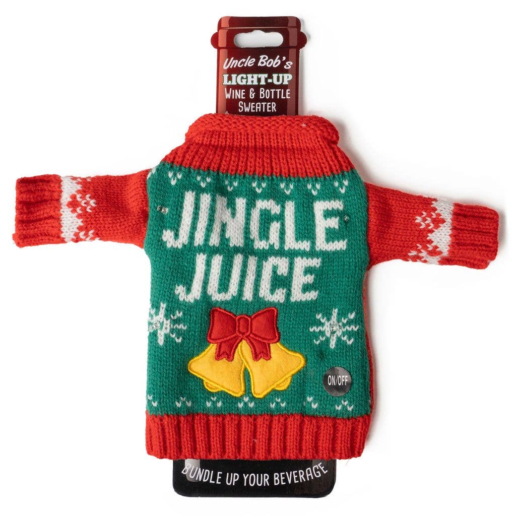 DM Merchandising - Uncle Bob’s Light-Up Wine & Bottle Sweater