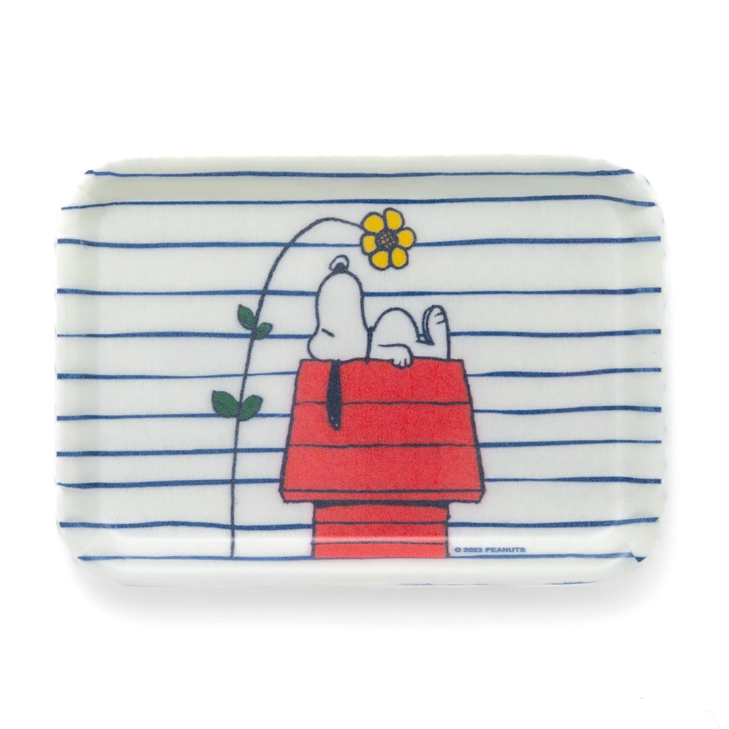 Snoopy Doghouse Flower Vintage-Style Tray