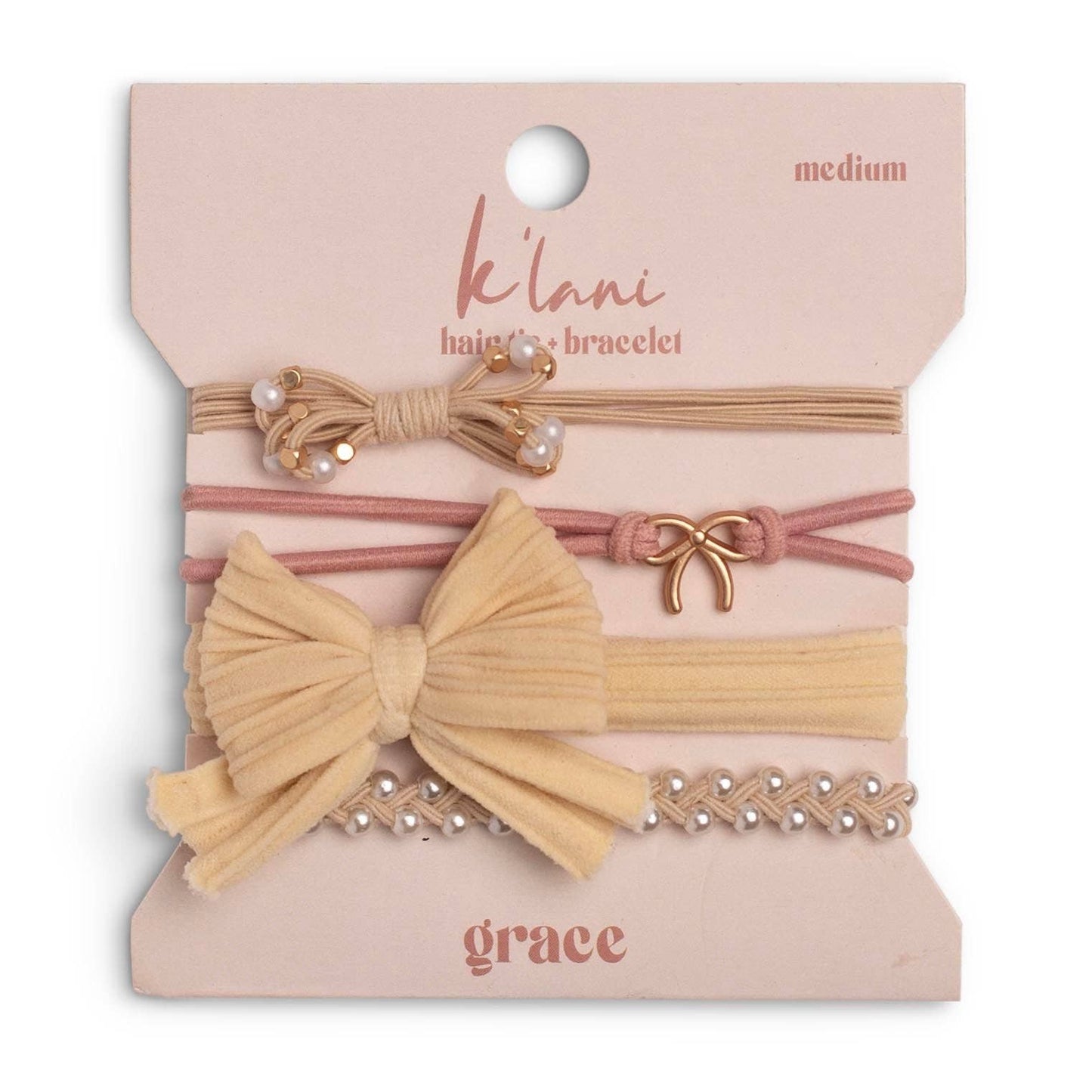 K'Lani hair tie bracelets - Grace