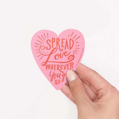 Spread Love Sticker