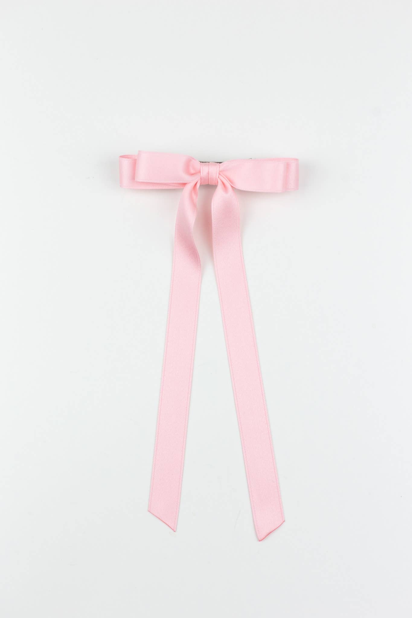 Grace & Grandeur Micro Alice Matte Satin Bow Barrette