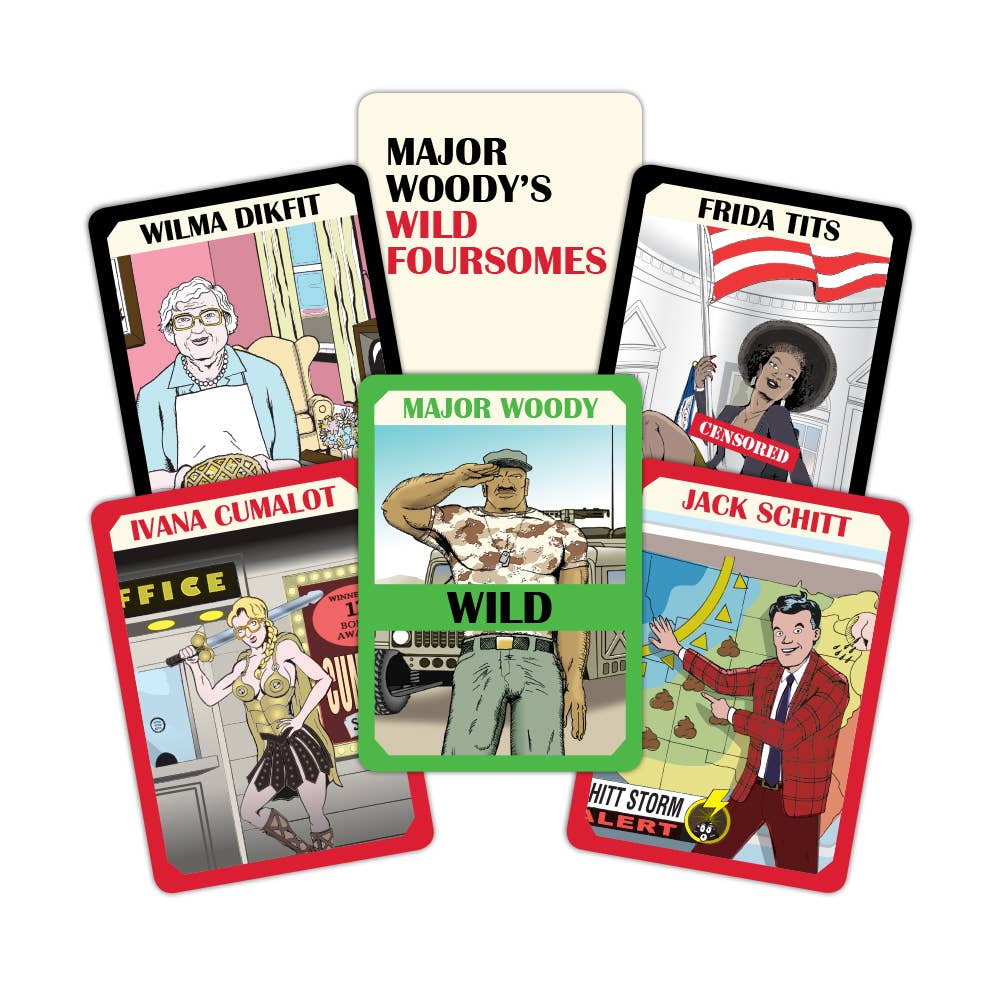 Major Woody's Wild Foursomes Adult Strategy Game